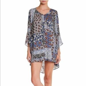 Lush Juniors Whitney Bell Sleeve Shift Dress Sz XS